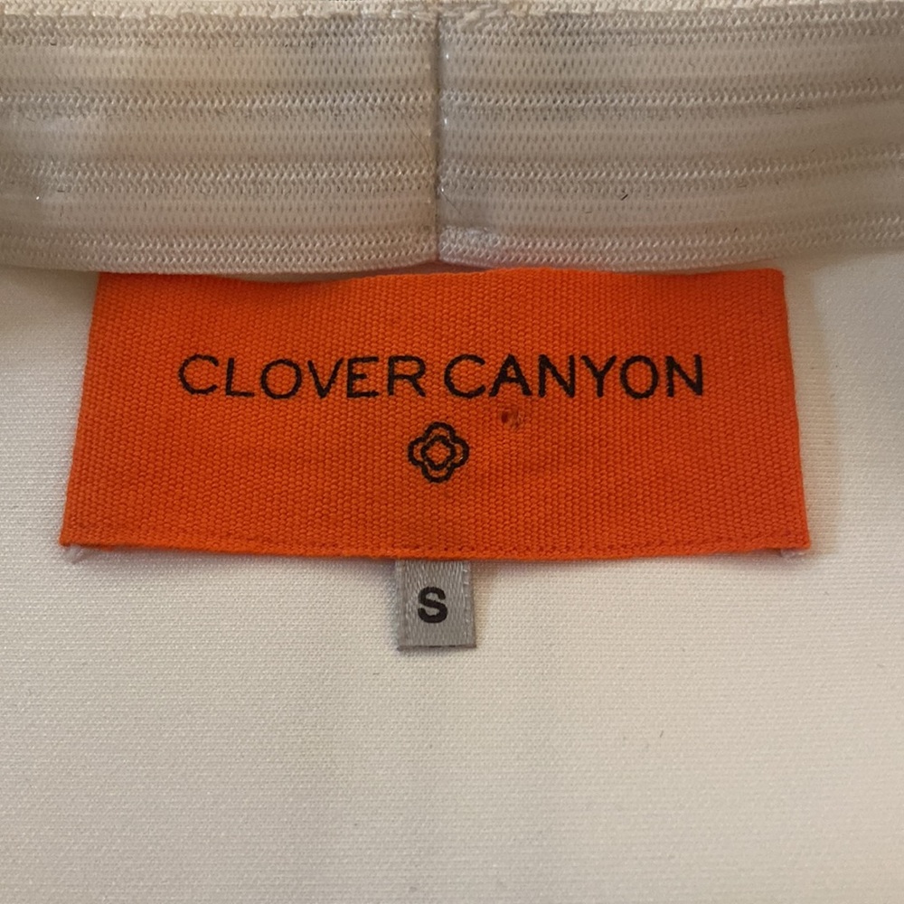 Clover Canyon Neoprene Cropped Top, Size Small - Picture 10 of 10